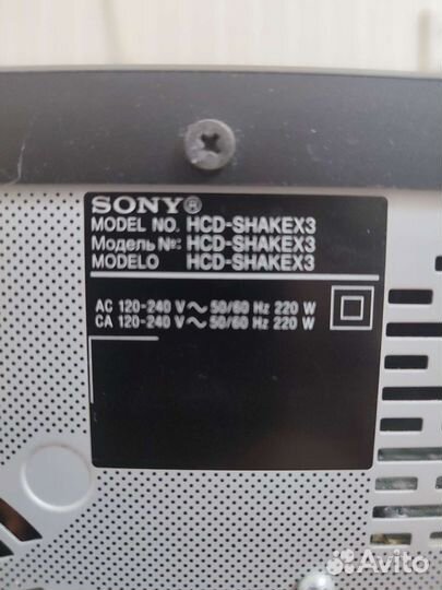 Акустические колонки sony