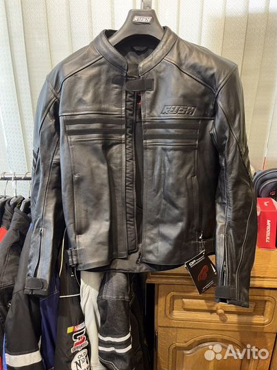 Мотокуртка кожаная Rush новая