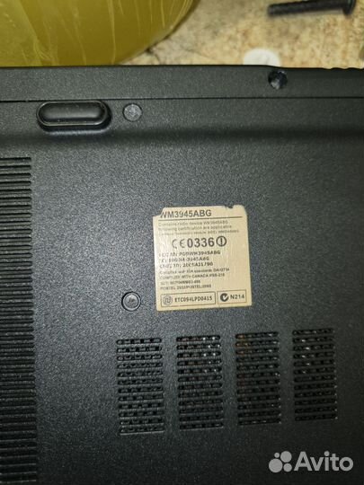 Ноутбук acer на запчасти