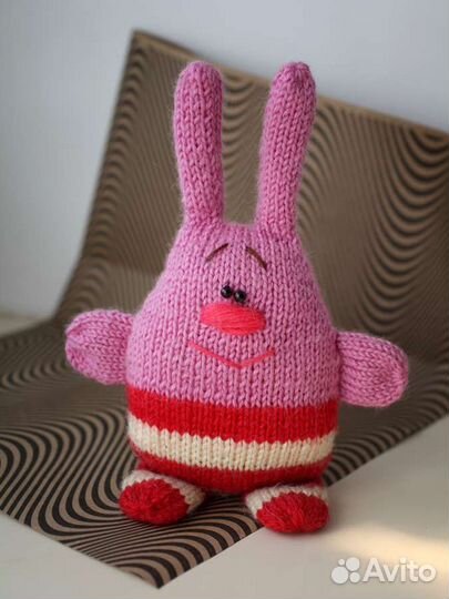 Вязаный Зайка ручная работа