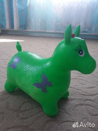 Игрушка прыгун ослик