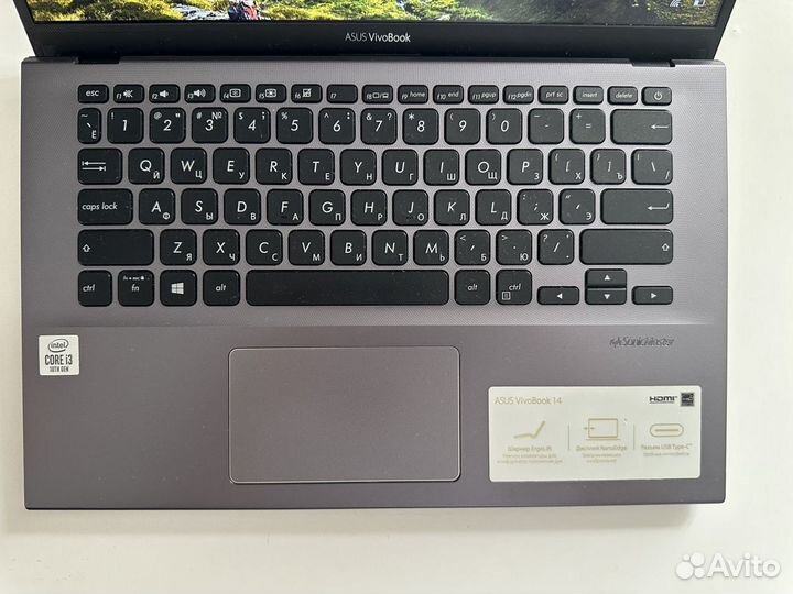 Ноутбук Asus VivoBook Core i3 4Gb SSD256Gb