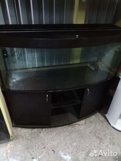 Аквариум 350 л. С гнутым стеклом