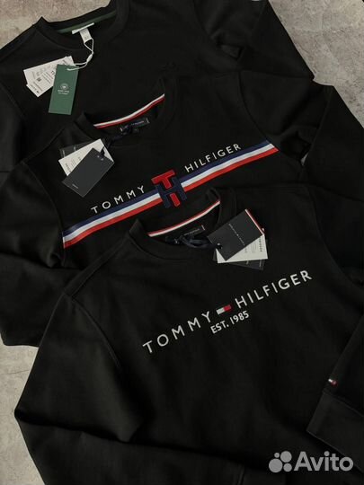 Свитшот Tommy Hilfiger трехнитка мужской