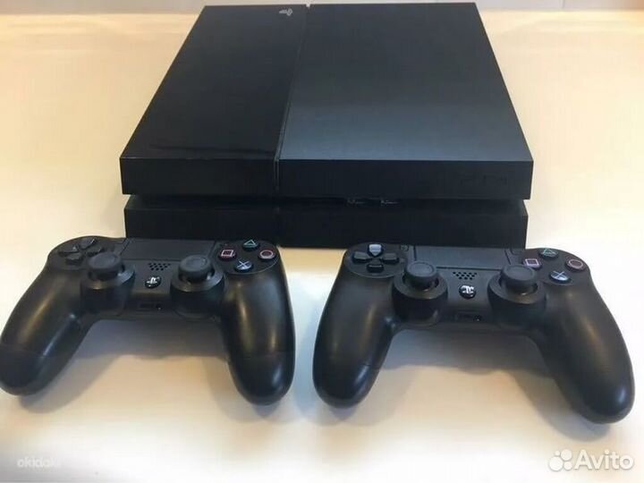 PS4 FAT 500Gb (2 Джоя, 50игр, Гарантия, Обмен)