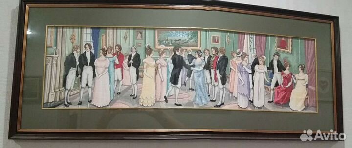 Вышивка счетный крест (Дворянское собрание)