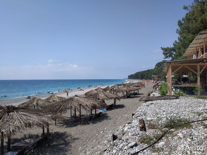 Отдых в Абхазии(Пицунда,Лидзава) комнаты посуточно