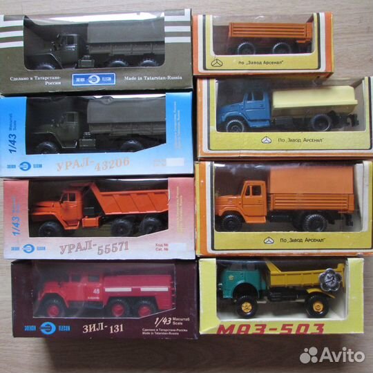 Модели газ, каз, камаз, ЗИЛ, маз, урал, 1/43