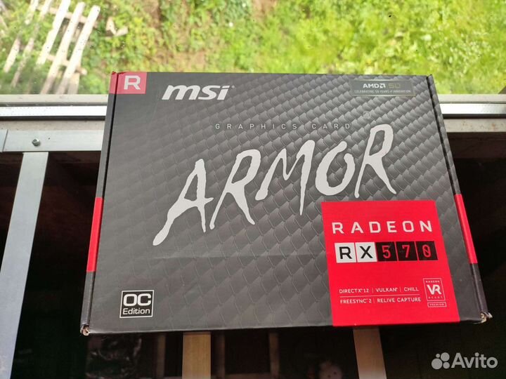 Видеокарта rx570 8gb armor