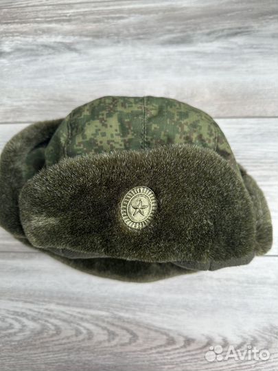 Шапка ушанка военная