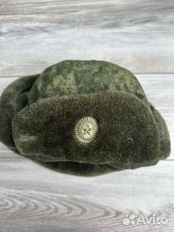 Шапка ушанка военная