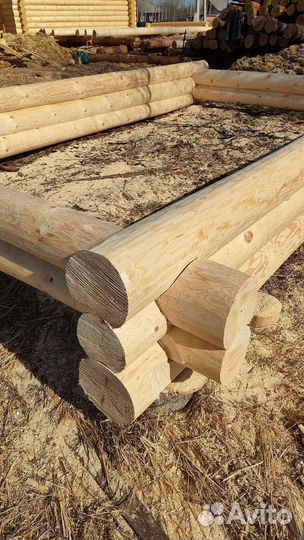 Баня 6 на 5 под крышу или под ключ. Ручная рубка