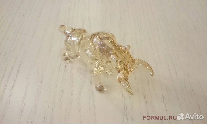 234428 Статуэтка Уголок прованса Стеклянный бык