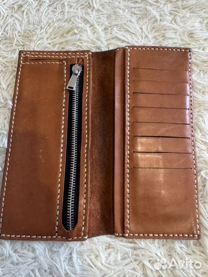 Кошелек из натуральной кожи ручной работы Handsel