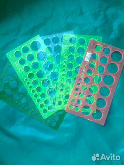 Трафарет окружностей для творчества