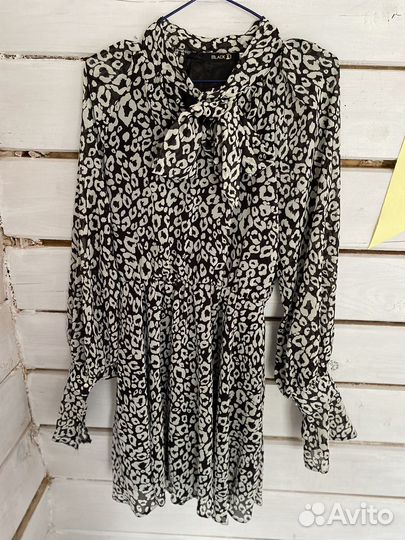 Платье леопардовое