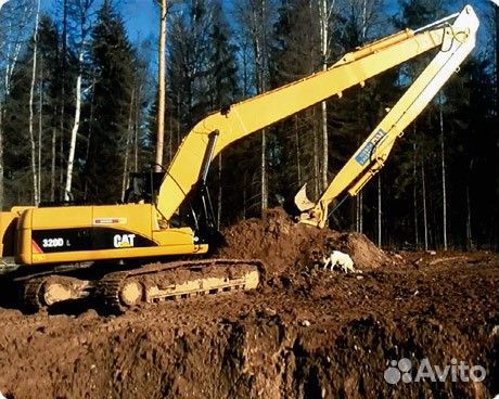 Удлиненное рабочее оборудование 16м на экскаватор