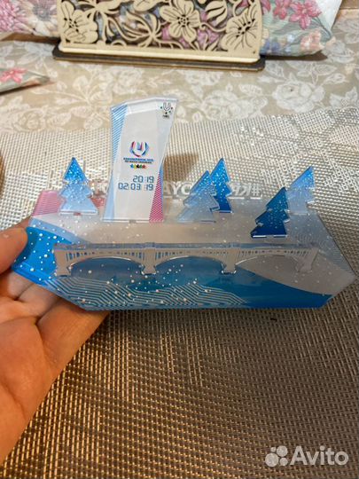 Сувенир Часы отсчета до Зимней универсиады 2019 го