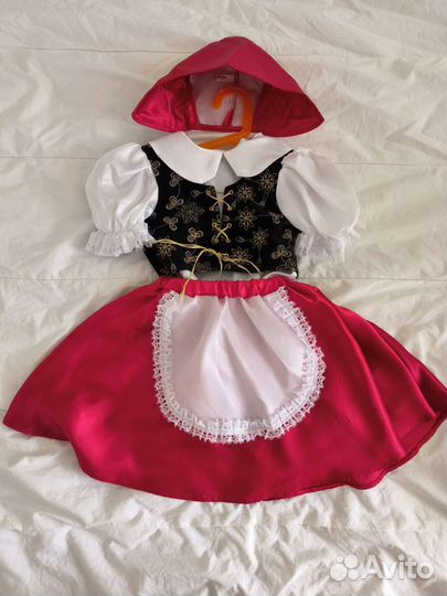 Карнавальный Костюм Красная шапочка