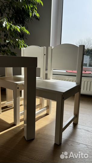 Стул и стол детский IKEA