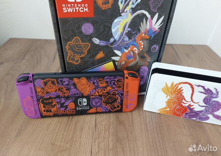 Nintendo switch oled pokemon edition прошитая 256