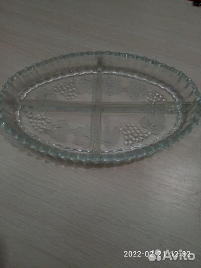 Хрустальная менажница