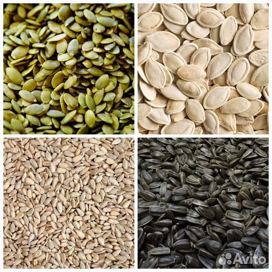 Семя тыквы и подсолнечника