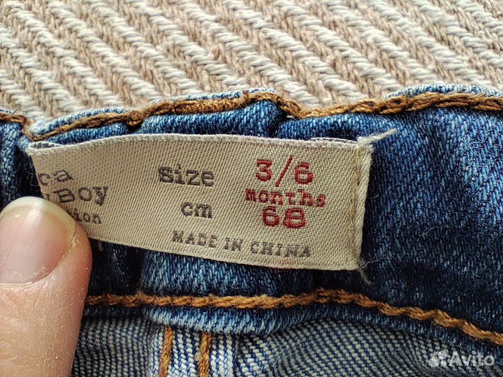 Джинсы на мальчика 68 Zara