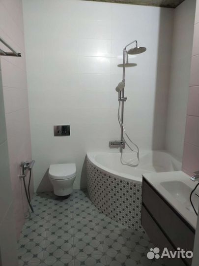 Ремонт ванной, плиточные работы