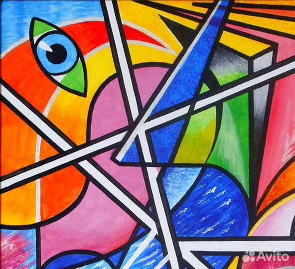 Картина маслом абстракция