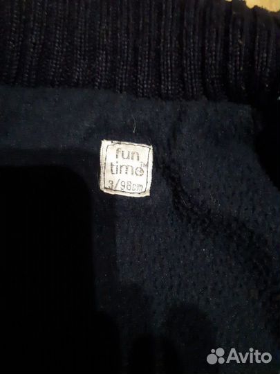 Куртка с трикотажнымм рукавами