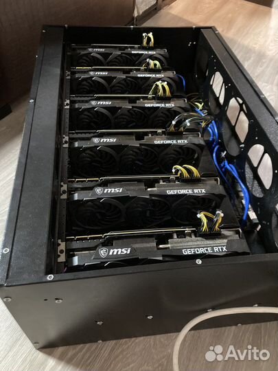 Продам риг MSI 3090 ventus 3x