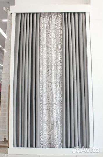 Готовый комплект штор