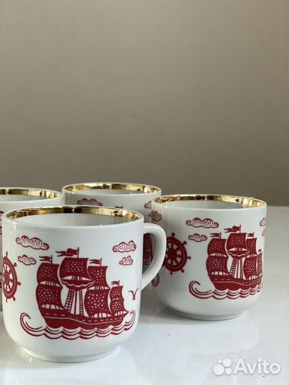 Чашки советские (ретро)вербилки,редкие, новые