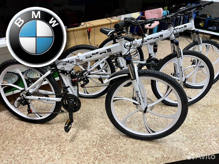 Велосипед на литых дисках Bmw