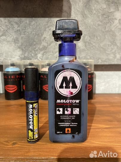 Маркеры Molotow в старом дизайне