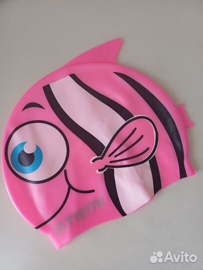 Шапочка для бассейна детская+ шлепки
