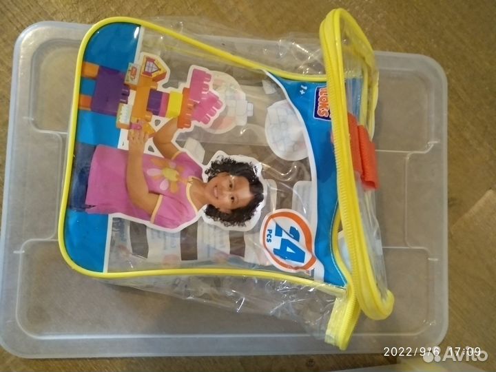 Конструктор mega bloks 52 дет +конст дорога ж