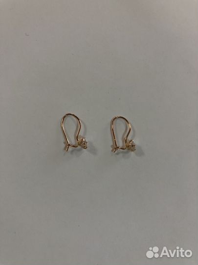 Золотые серьги детские