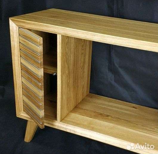 Экологичная тумба в ванную из дуба