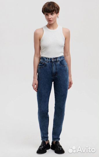 Джинсы Mom Slim blcv 32р