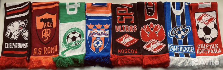 Шарфы футбольные и хоккейные