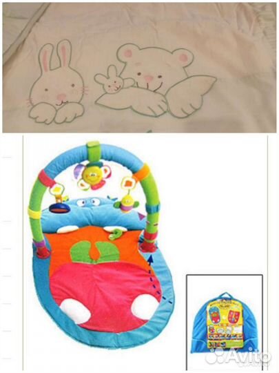 Комплект в детск.кроватку, дет.развивающий коврик