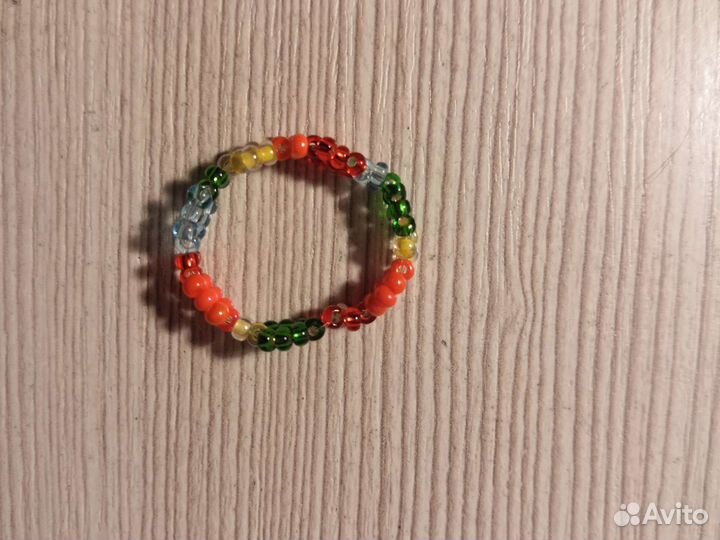 Кольцо из бисера