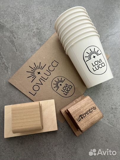 Изготовление штампов с логотипом