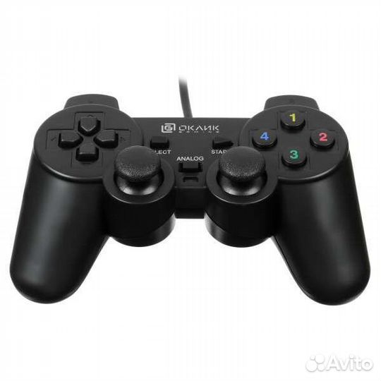 Геймпад проводной Oklick GP-200M черный