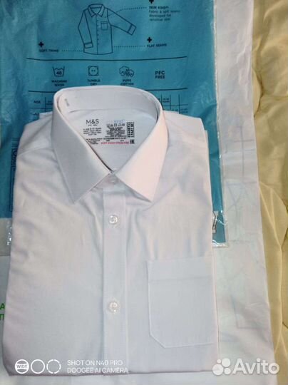 Рубашка для мальчика размер 128-134, 100 хлопок