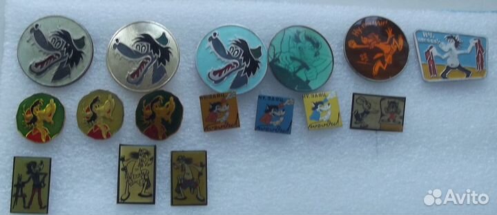 Значки СССР С Новым Годом, Ну Погоди