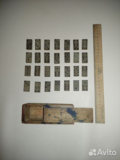 Домино деревянное можга СССР редкое раритет