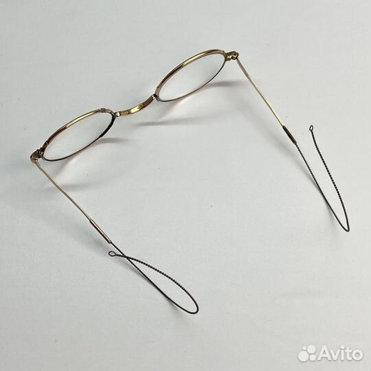 Очки антикварные в золотой оправе 56 проба